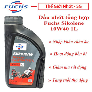 Nhớt xe máy Fuchs Silkolene Pro 4 10W40