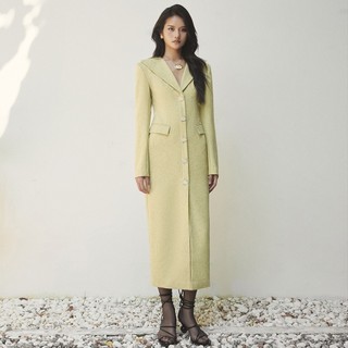 REINA- RAFLE WOOL- BLEND TWEED DRESS