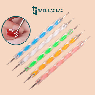 Set 5 cọ chấm bi đủ size - Bút chấm bi vẽ nail 2 đầu chuyên dụng