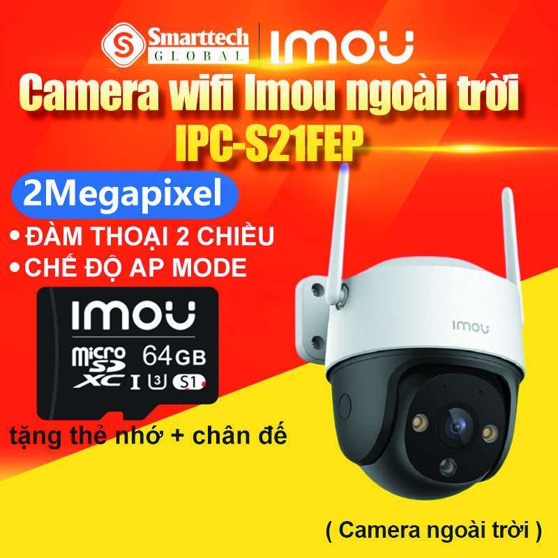 Camera IMOU Cruiser SE+ S21FEP -  Đàm Thoại Hai Chiều - Tích Hợp Còi Hú - Đèn Spotlight