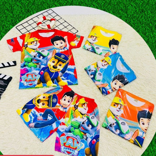 CO9_Bộ quần áo bé trai in hình biệt đội chó cứu hộ size 12kg -27kg