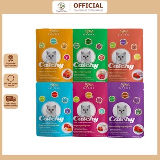 Pate 5plus catchy cho mèo gói 70g | thức ăn ướt cho mèo có 6 vị