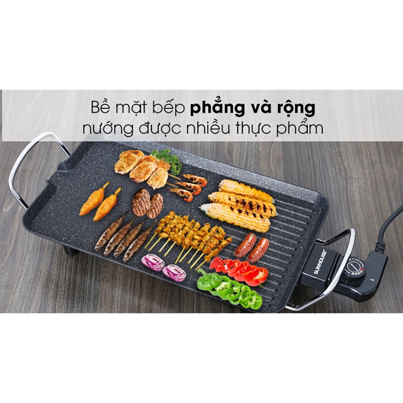🔥FREESHIP🔥💨Bếp Nướng Điện Không Khói SUNHOUSE 4607 💯