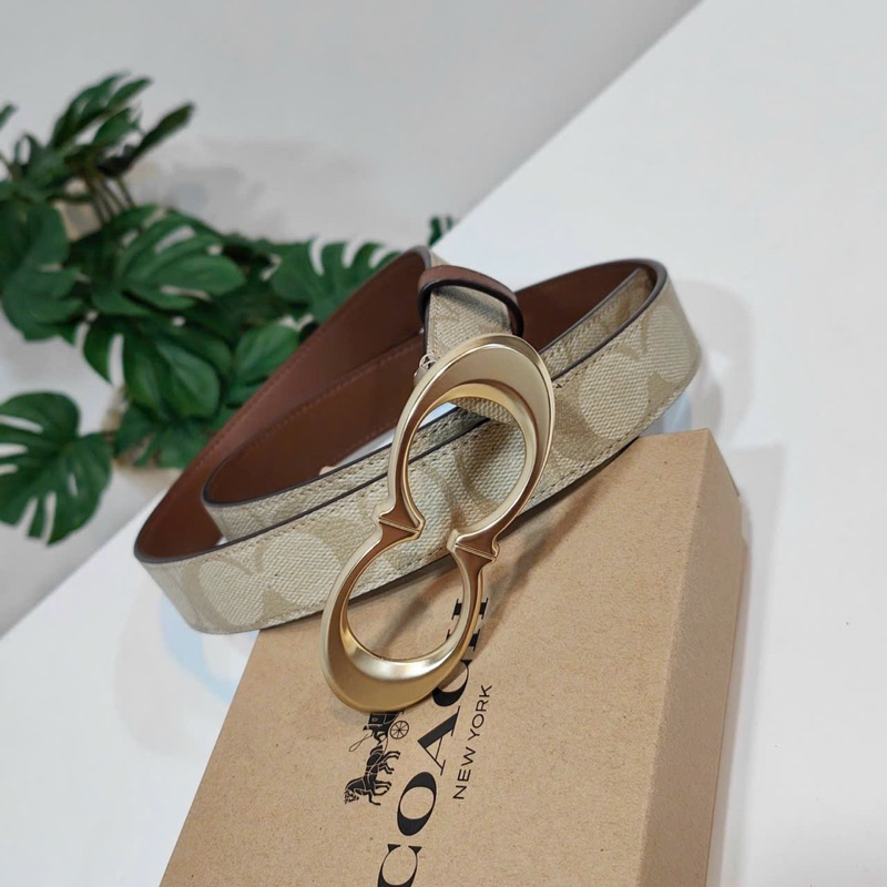 Thắt lưng sang chảnh Coach Buckle Belt xuất xịn