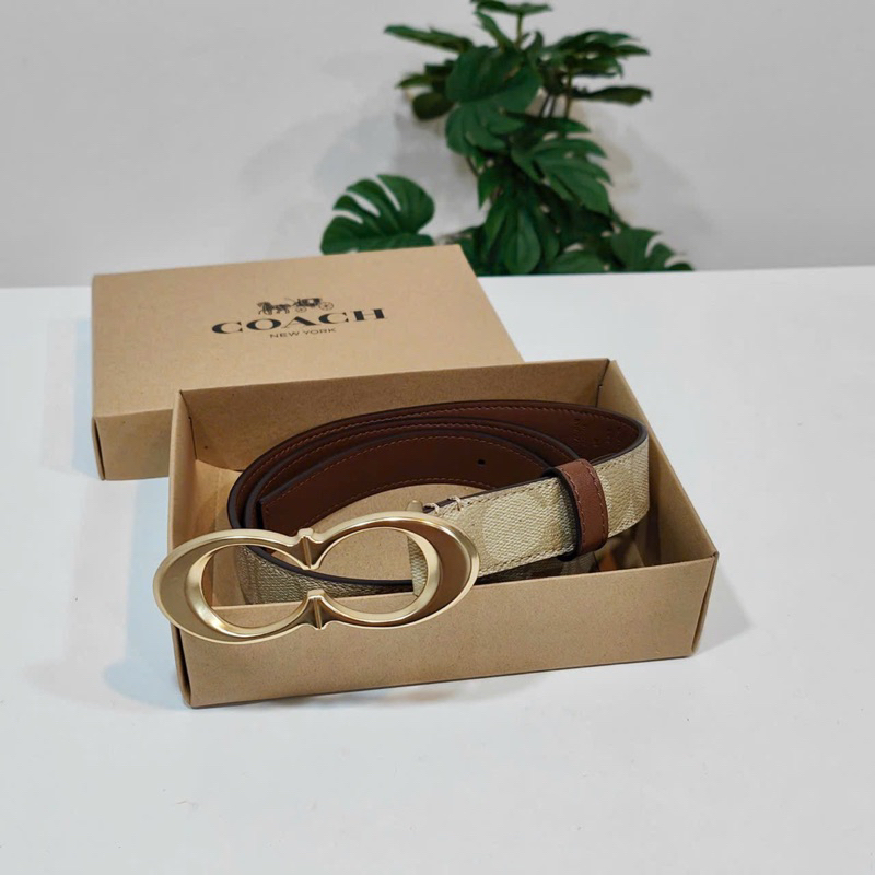 Thắt lưng sang chảnh Coach Buckle Belt xuất xịn