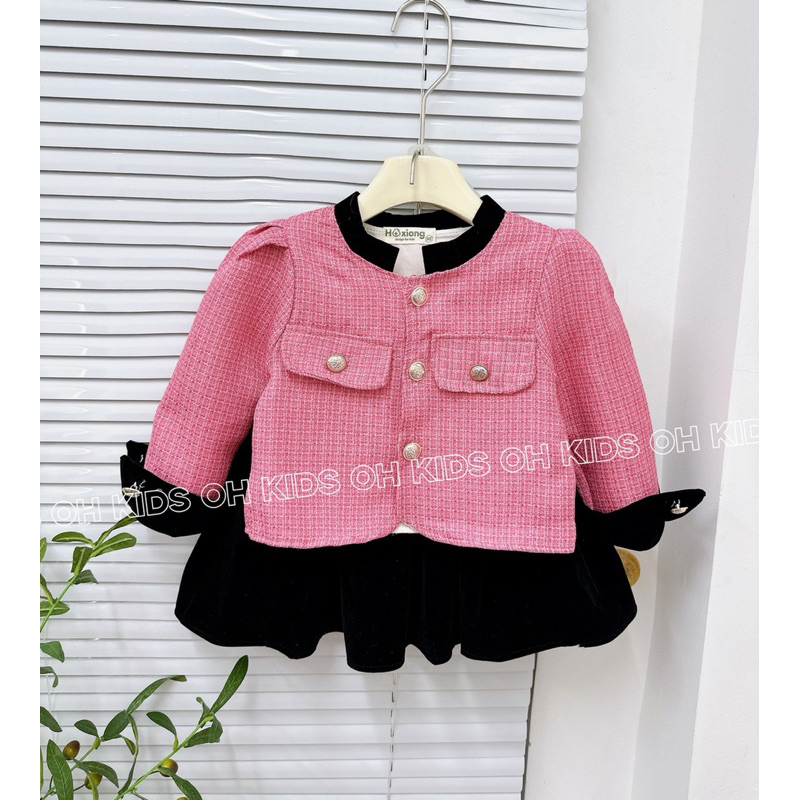 Set Váy Dạ hàng cao cấp cho bé gái