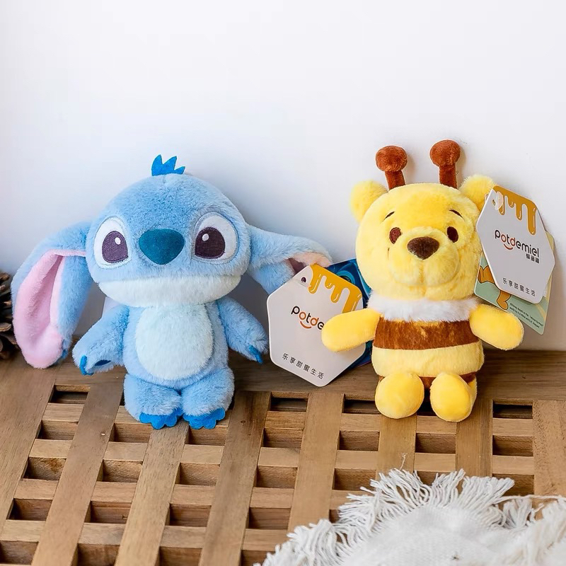 Móc khoá Stitch màu nhạt chính hãng Disney