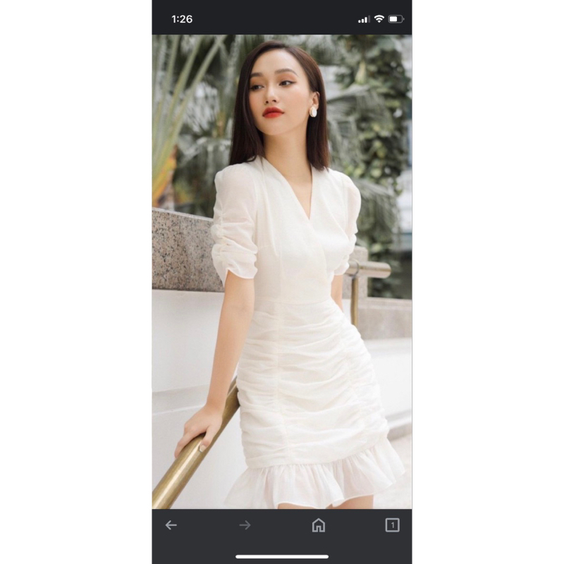 Đầm be đuôi cá Lép