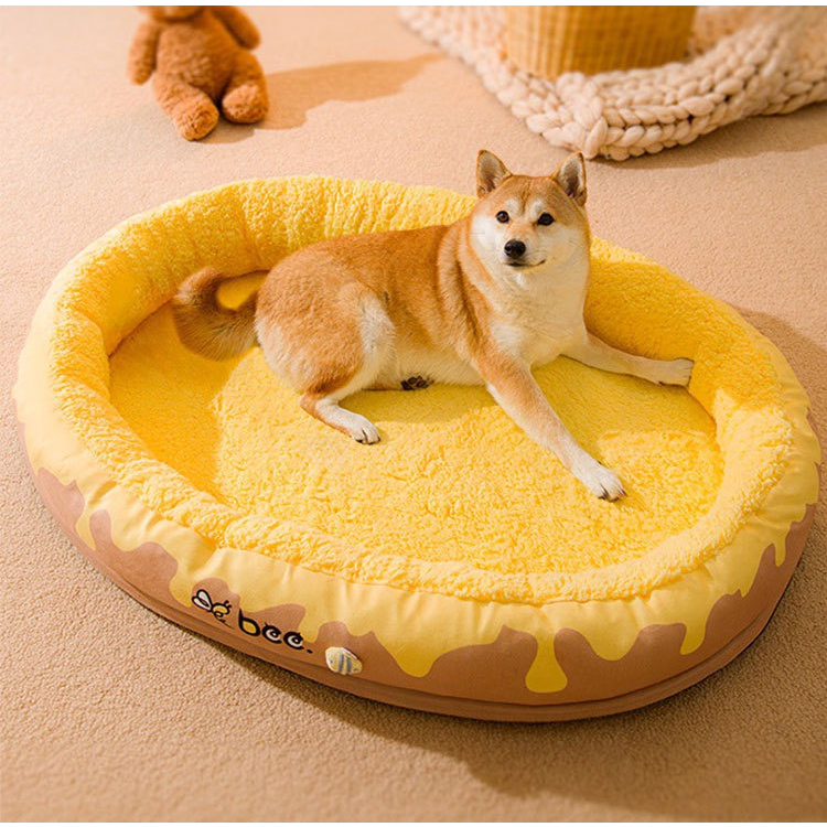 Ổ đệm mùa đông cho chó mèo lót nỉ dày siêu dữ nhiệt Mooki Pet