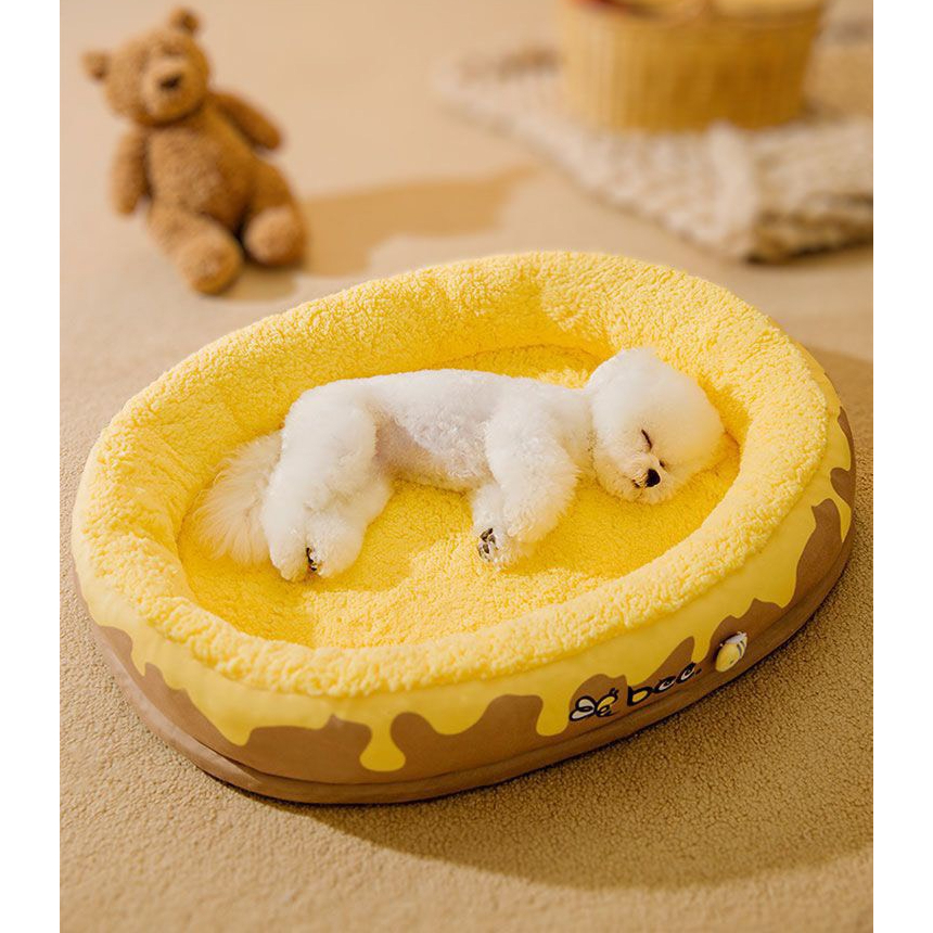 Ổ đệm mùa đông cho chó mèo lót nỉ dày siêu dữ nhiệt Mooki Pet