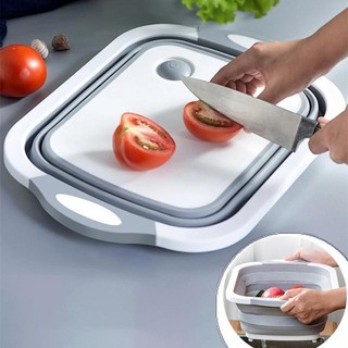 Bộ rổ thớt gấp gọn,chậu rửa đa năng
