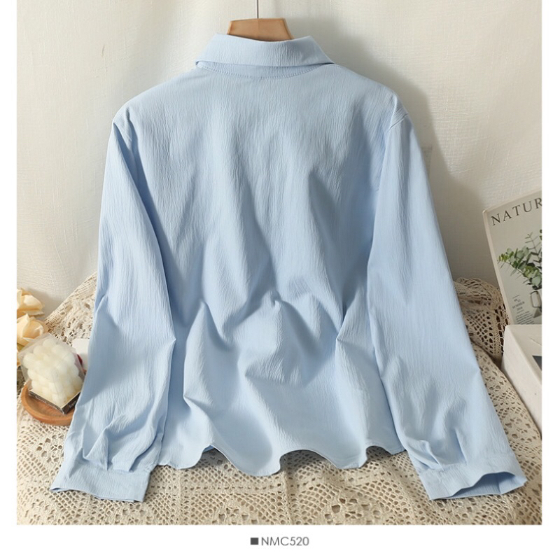 Set sơ mi + gile + cà vạt phong cách nữ sinh