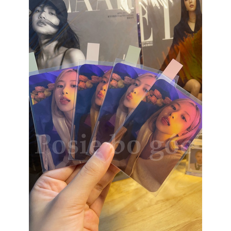 [FANSITE BLACKPINK] Card Rosé Bloom Hoàng Hôn chính hãng có sẵn