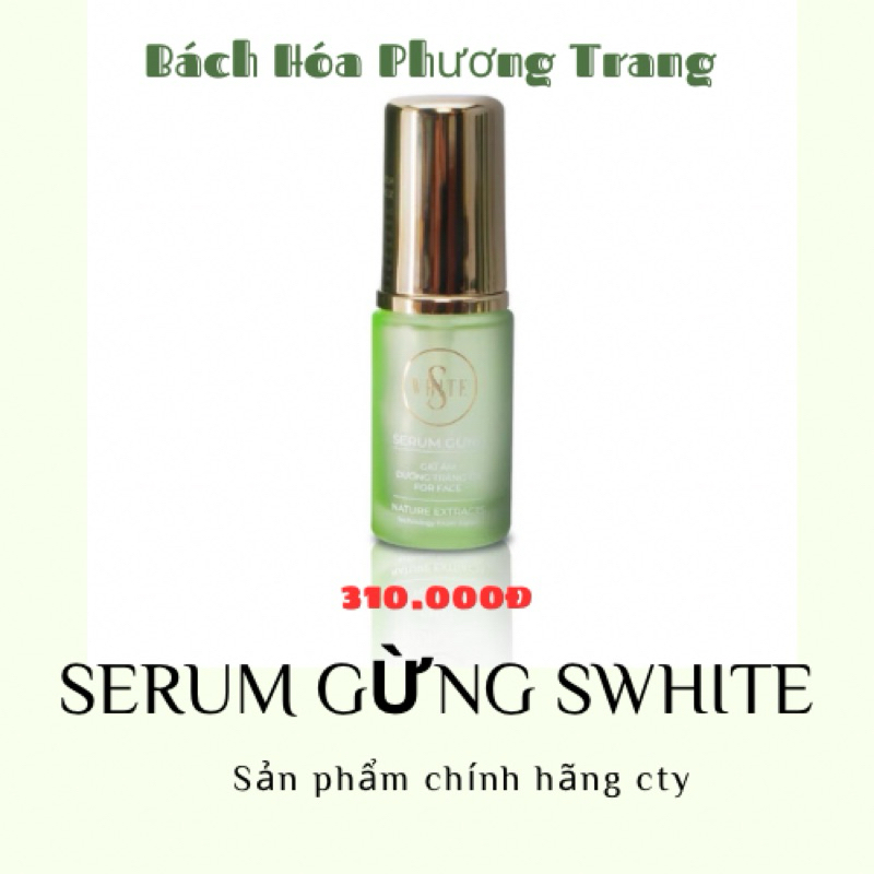 [ Hỏa Tốc ]Serum gừng Swhite kích trắng face,body ( Hạn sử dụng mới 2026)