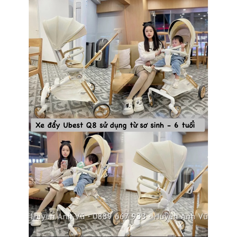 Xe đẩy gấp gọn cho bé baby vovo v9 . xe đẩy du lịch gấp gọn VINNG Q7 , VINNG Q8 ubest