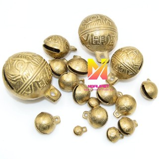 Lục lạc đeo vòng cổ cho chó mèo con - Chuông cho chó rời gắn dây cổ chó nhỏ vừa full 5 size Ngaupet