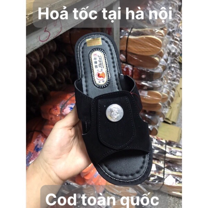 Dép nam gà khuy bitas đã khâu đế ảnh thật,dép nam quai ngang bitas hàng đẹp loại 1