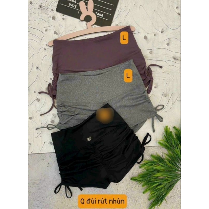 Quần tập thể thao dây rút chun mông 6 màu