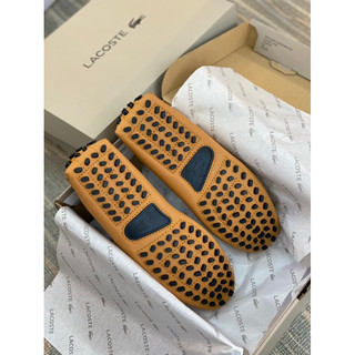 Giày mọi Lacoste da bò cao cấp