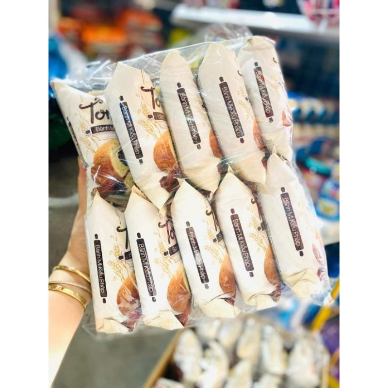 Bánh Mì Kiểu Pháp Kem Socola Oishi TonPan