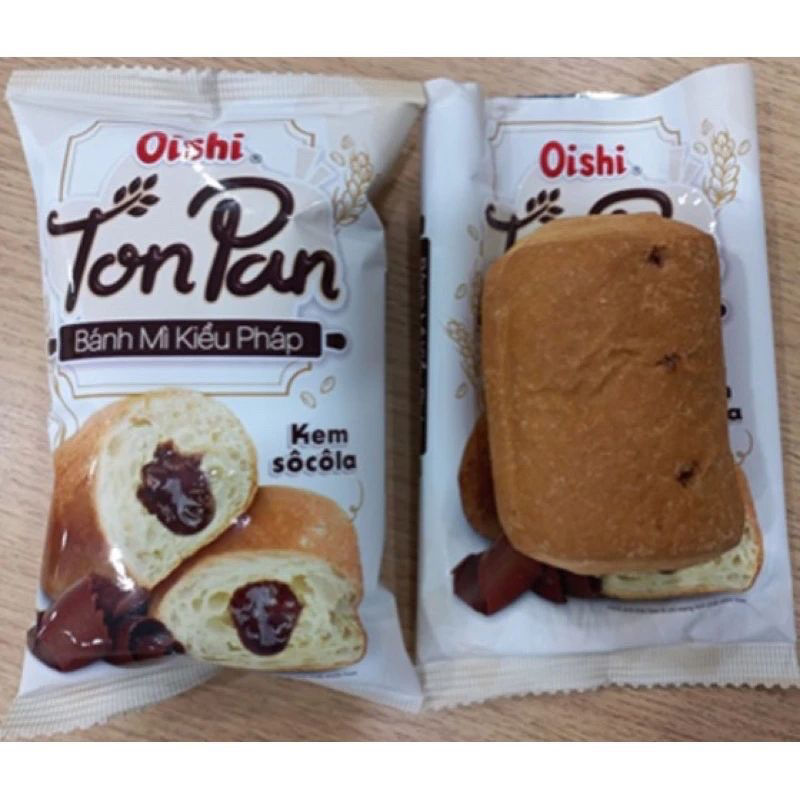 Bánh Mì Kiểu Pháp Kem Socola Oishi TonPan