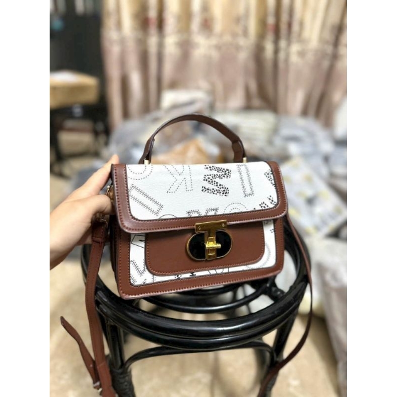 Túi xách nữ quai sách khoá xập da mềm rẻ đẹp