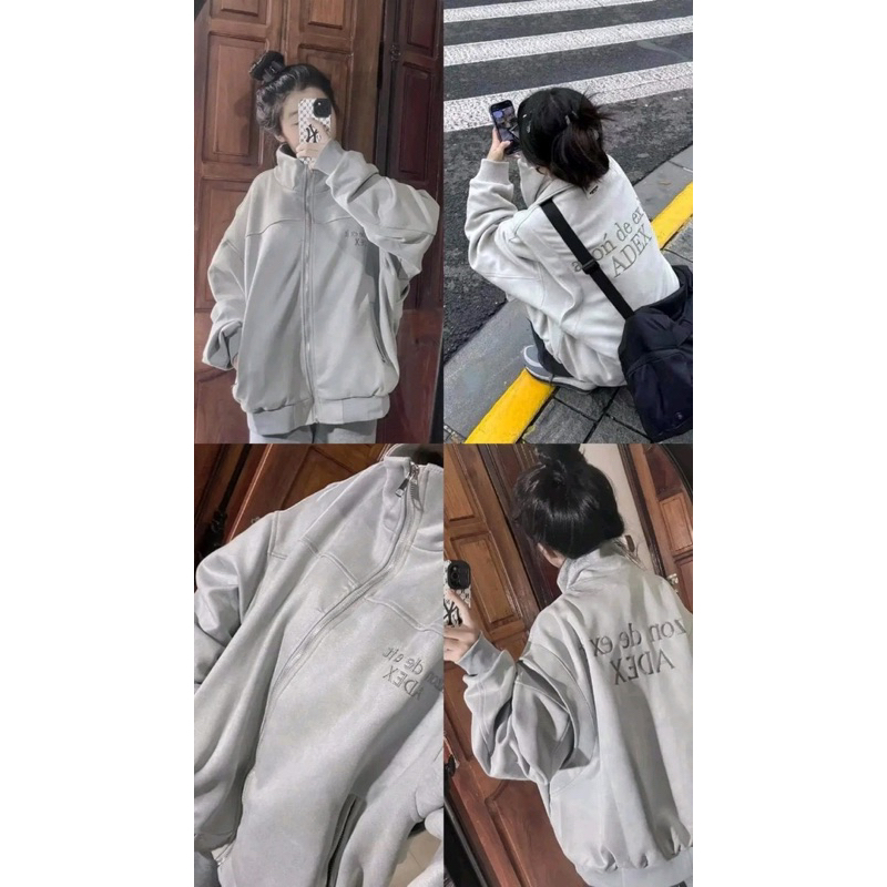 Áo bomber thêu chữ Adex Haiphuc DA6