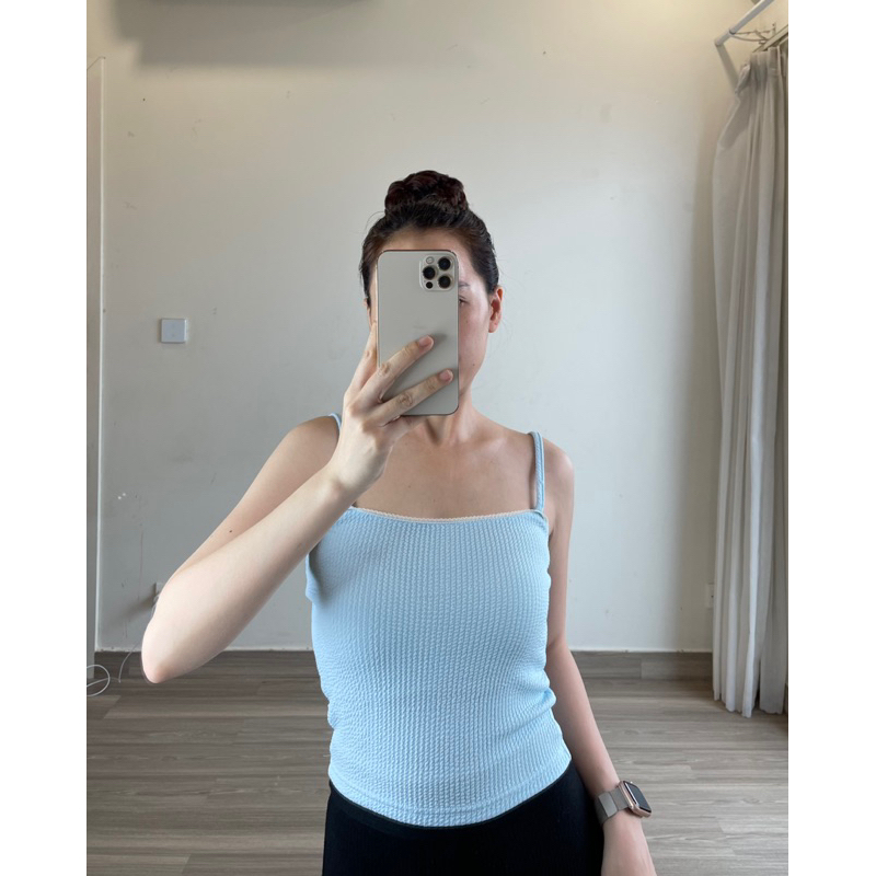 MISTAKER | Áo 2 dây đính nơ