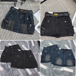Chân váy chữ a lưng cao túi cách điệu 𝐂𝐮𝐧 𝐅𝐚𝐬𝐡𝐢𝐨𝐧 cao cấp ,Chân váy jeans cotton bền đẹp dễ phối đồ thời trang