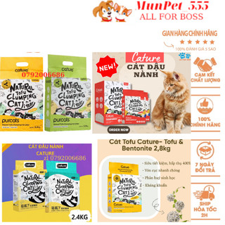 Cát đậu nành Cature hữu cơ Natural Tofu nhập khẩu loại 6l túi 2,4kg