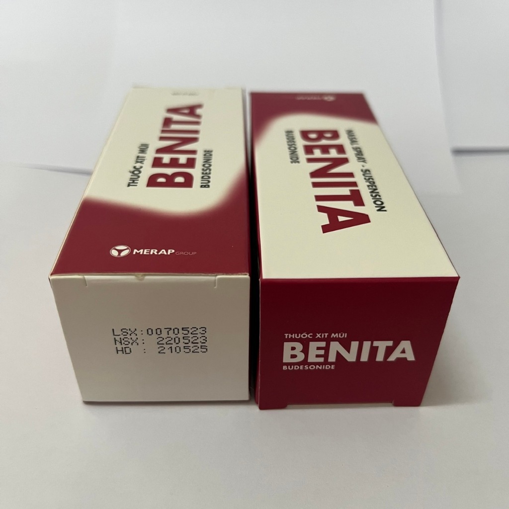 Xịt mũi Benita, chai 120 liều