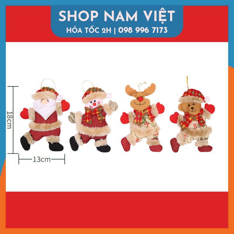 Dây Treo Búp Bê Nhỏ Trang Trí Cây Thông Giáng Sinh