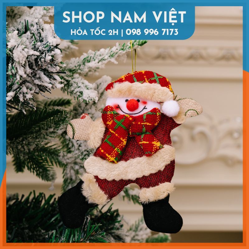 Dây Treo Búp Bê Nhỏ Trang Trí Cây Thông Giáng Sinh