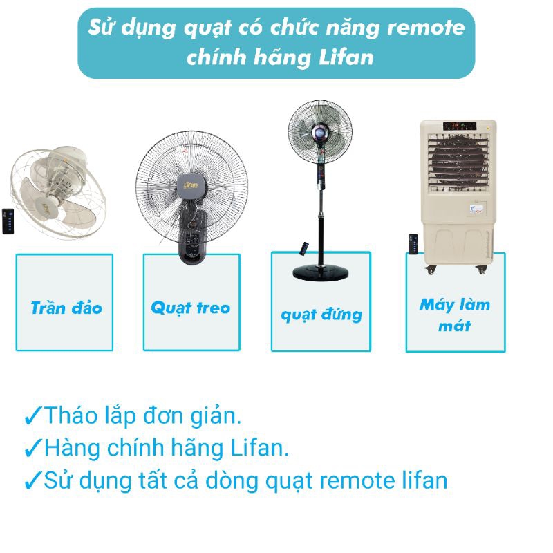 Remote quạt Lifan