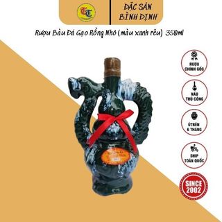 Đặc sản bình định - rượu bàu đá gạo rồng nhỏ 350ml - ocop 3 sao