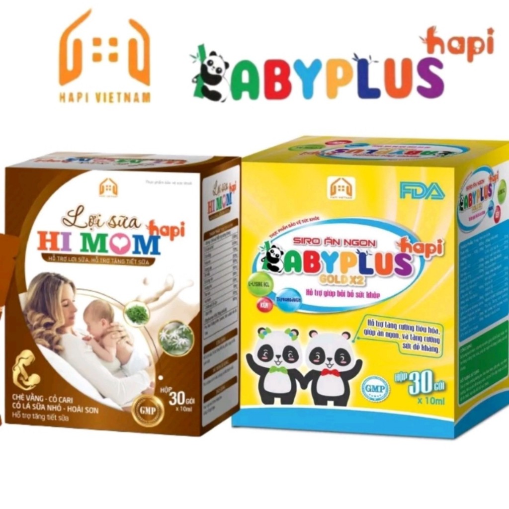 Combo SIRO ĂN NGON BABYPLUS + Lợi Sữa HIMOM (Babyplus) chính hãng