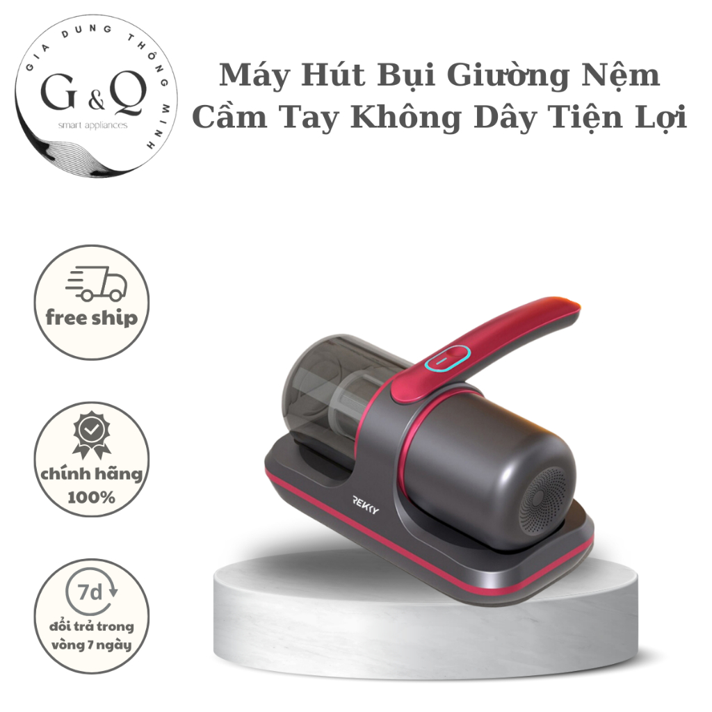 Máy Hút Bụi Giường Nệm Diệt Khuẩn Bằng Tia UV-C Công Suất Cực Mạnh 100W