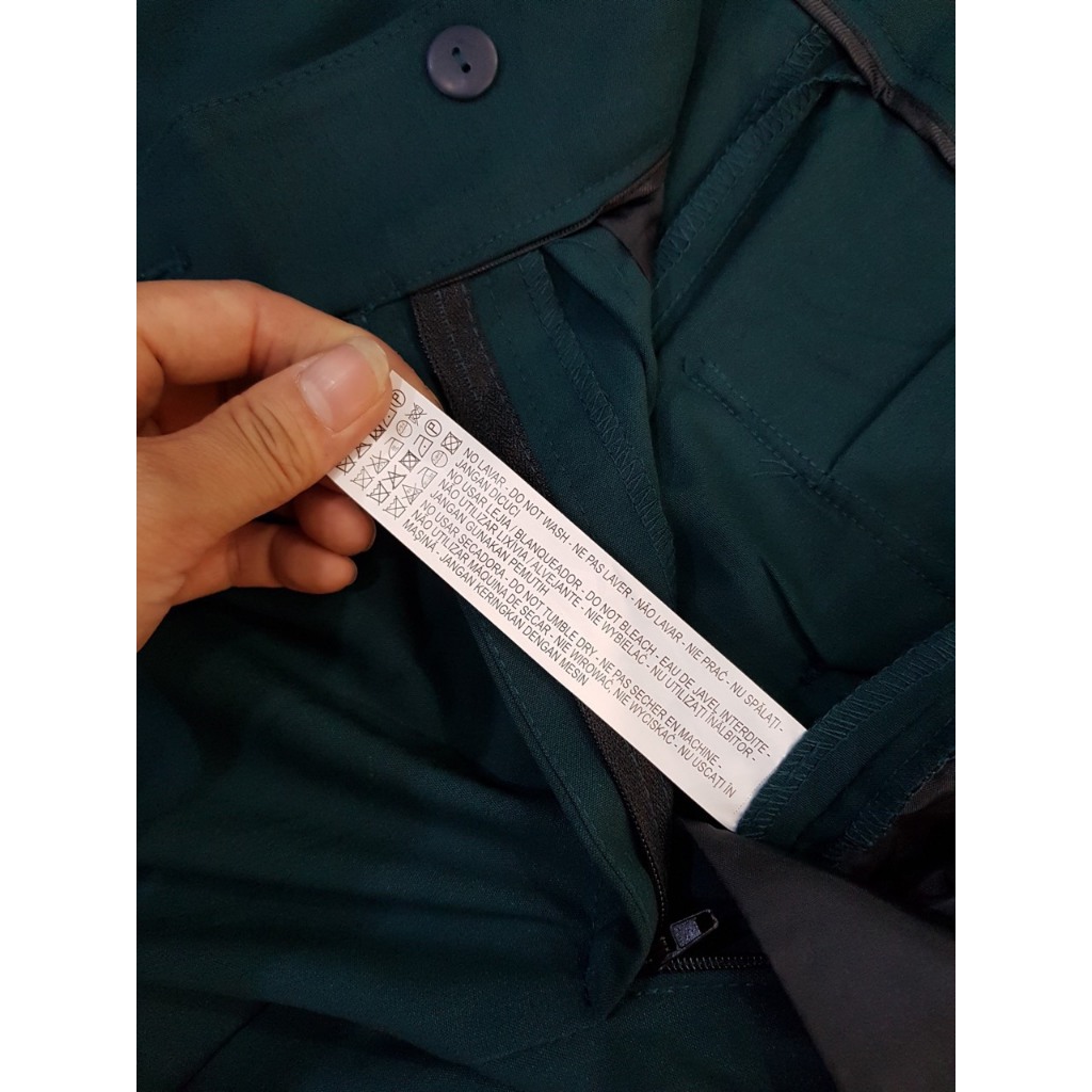 Quần vải tây dư xịn - Màu xanh