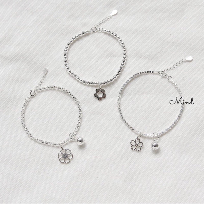 Mặt dây chuyền, charm mix lắc tay s925 The Mind