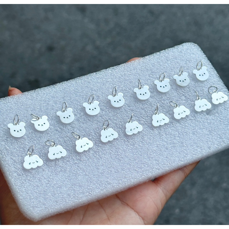 Mặt dây chuyền, charm mix lắc tay s925 The Mind