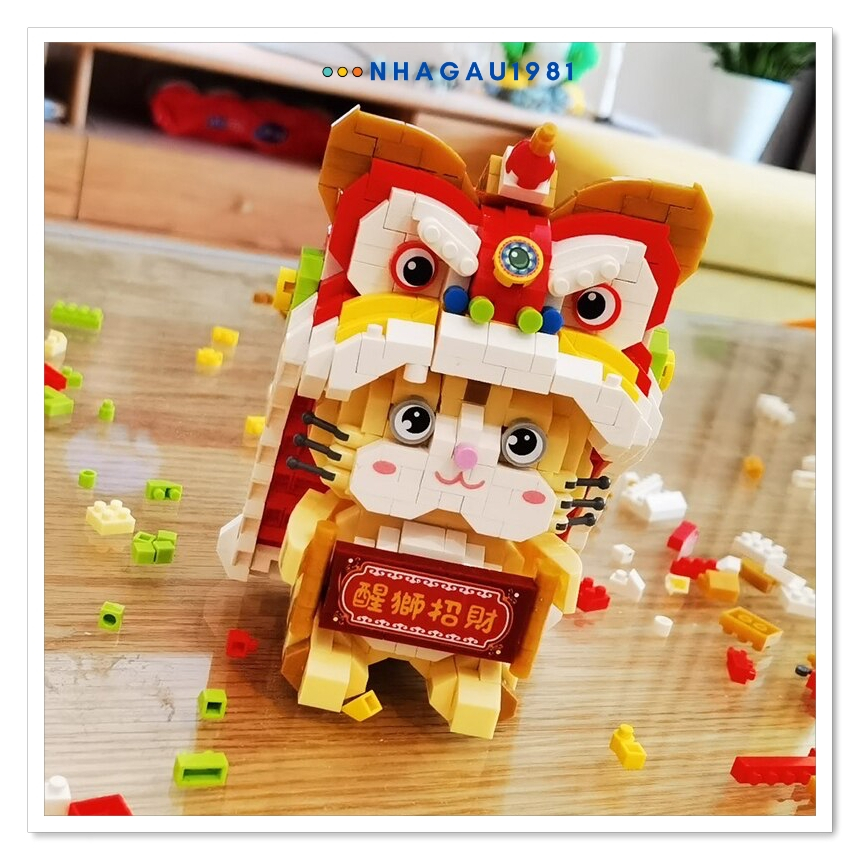 Đồ Chơi Lắp Ráp Nhân Vật Hãng LOZ Tặng Thanh Gỡ Gạch Lắp Ráp Shop Nhagau1981