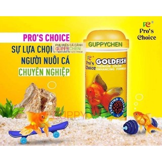 Thức ăn goldfish floating pellets - thức ăn chuyên dụng cho cá vàng ranchu