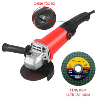 Máy mài Maktec có điều tốc, máy mài góc 100mm đuôi chuột chỉnh tốc độ tiện dụng công suất 980w tặng kèm đĩa cắt 1 tấc