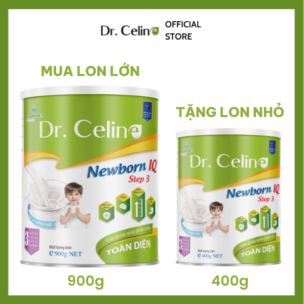 Thực phẩm bổ sung Dr. Celine Newborn IQ Step 3 2-6 tuổi 400g