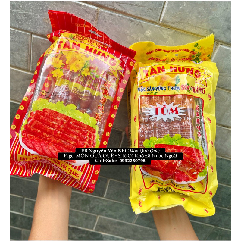 LẠP XƯỞNG TÔM TÂN HƯNG NGON NHẤT chính hiệu Sóc Trăng