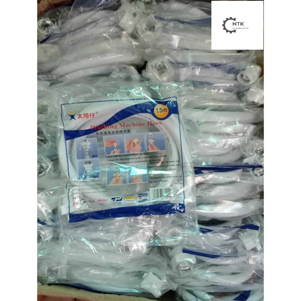 Dây cấp nước máy giặt 1,5m -2m hàng chính hãng siêu bền