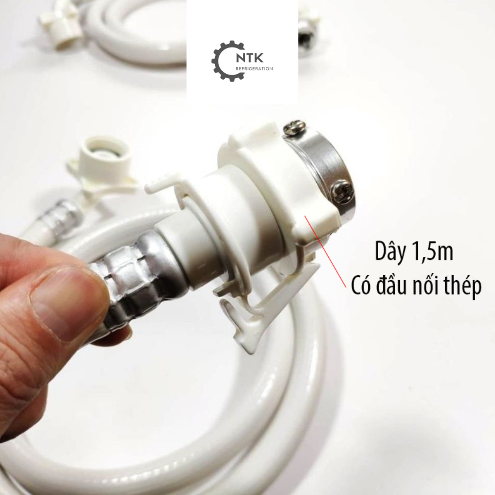 Dây cấp nước máy giặt 1,5m -2m hàng chính hãng siêu bền