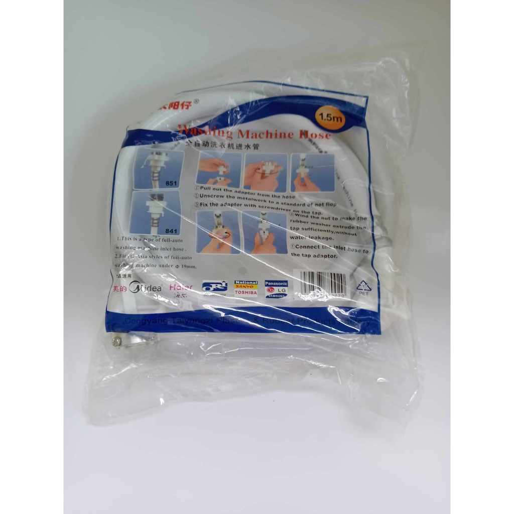 Dây cấp nước máy giặt 1,5m -2m hàng chính hãng siêu bền