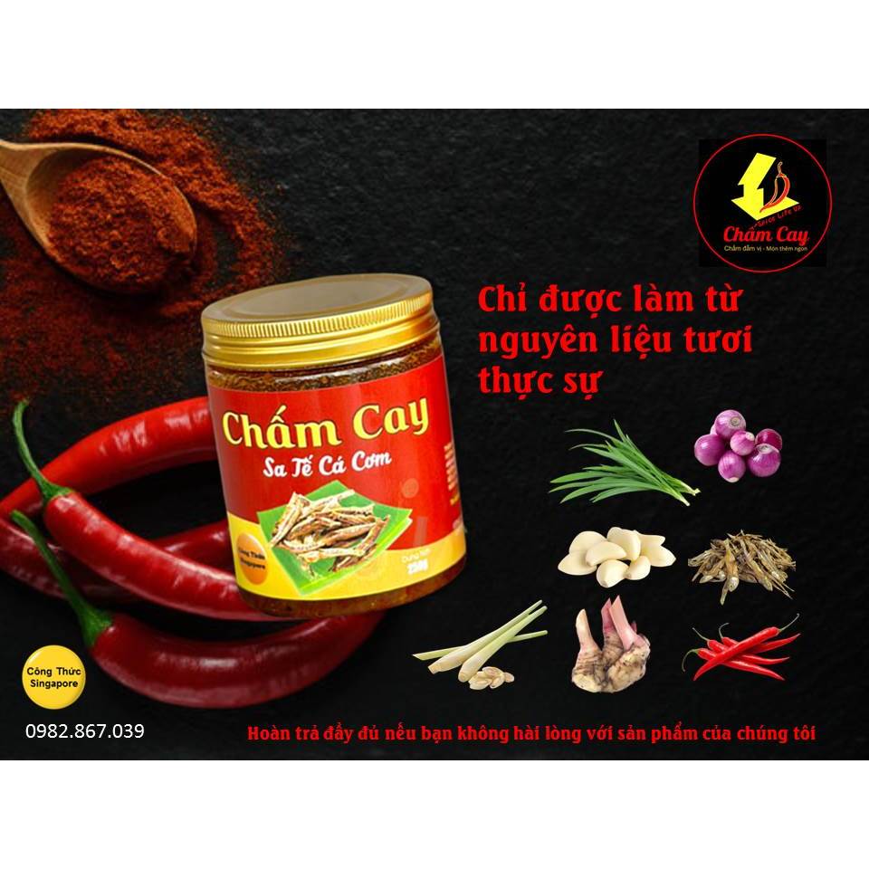 Chấm Cay Sa Tế Cá Cơm 250gr +  EB Cá Viên 500gr Combo