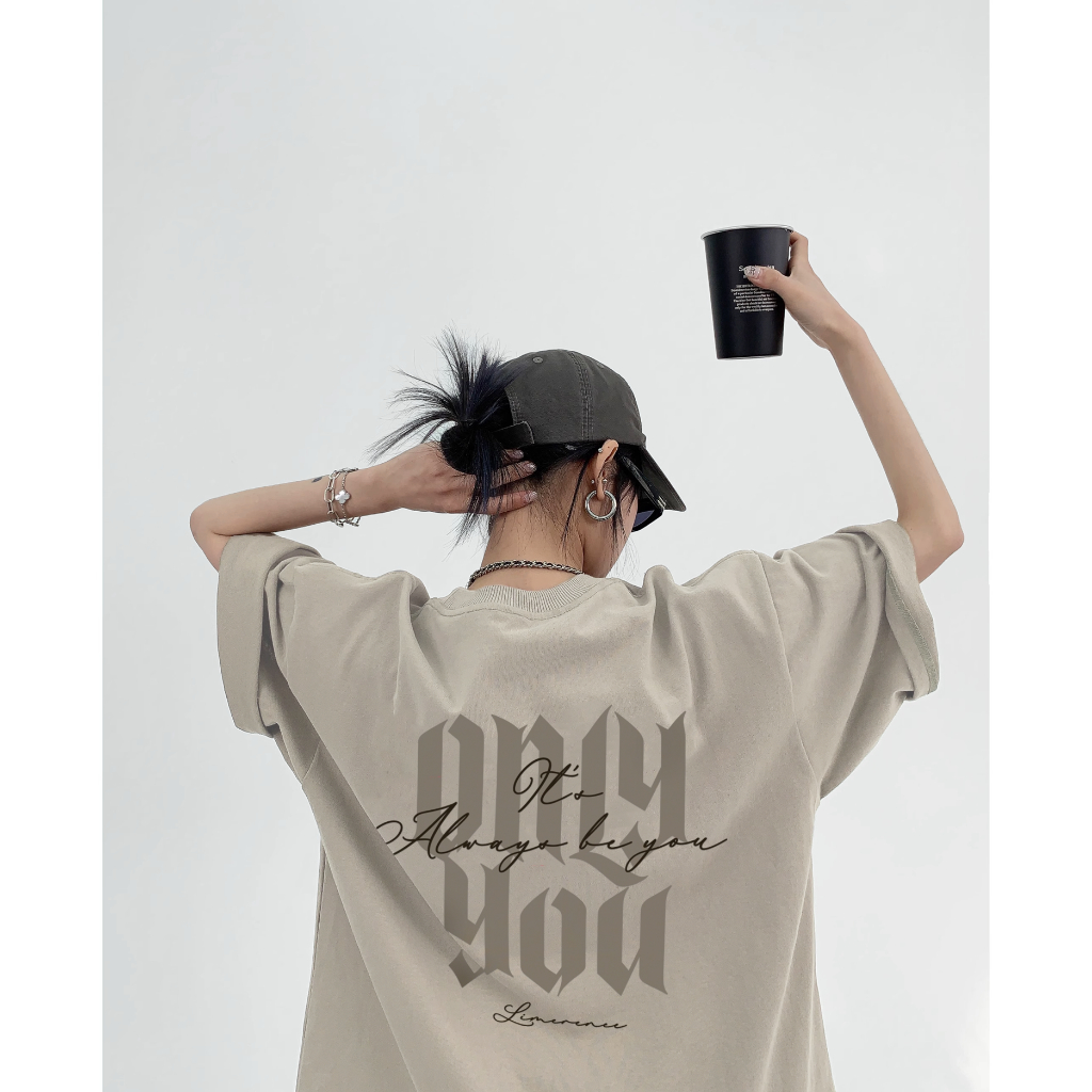 Áo thun form rộng LIMERENCE Basic Only you vải cotton cao cấp co giãn, dày dặn Local Brand